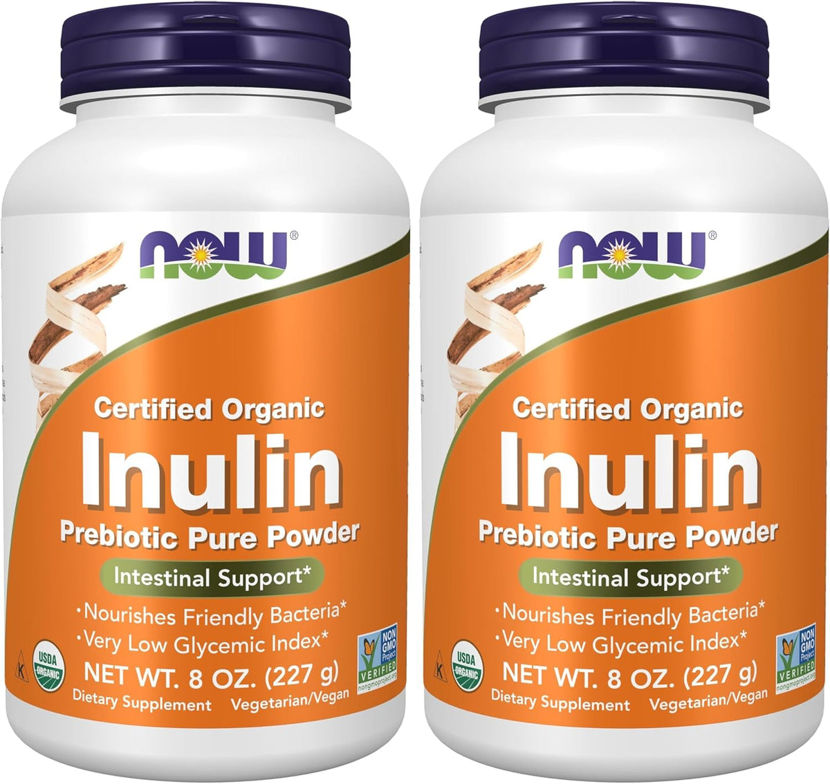 NOW Foods Supplements, Inulin Prebiotic Pure Powder, Certified Organic, Non-GMO Project Verified, Intestinal Support*, 8-Ounce - Image 10