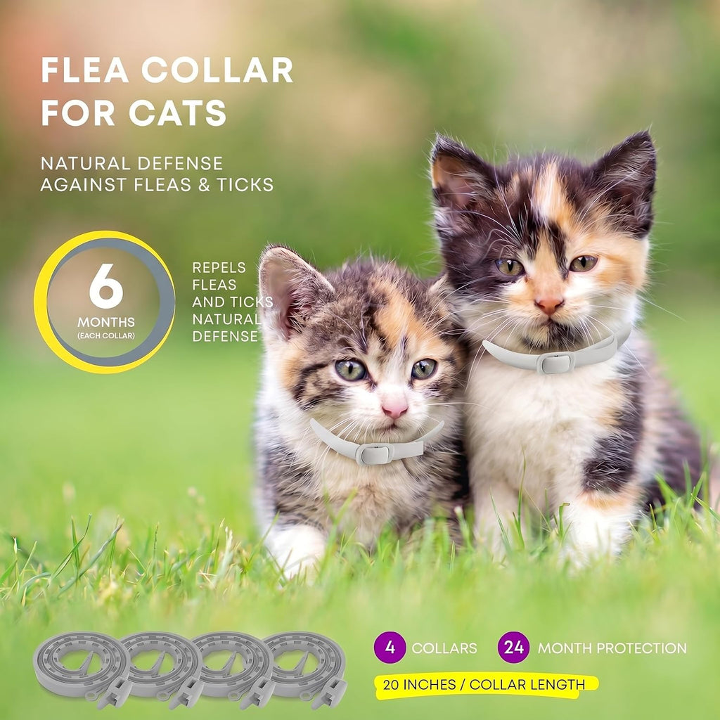 Waterproof ProElobara tick collar for small and large cats