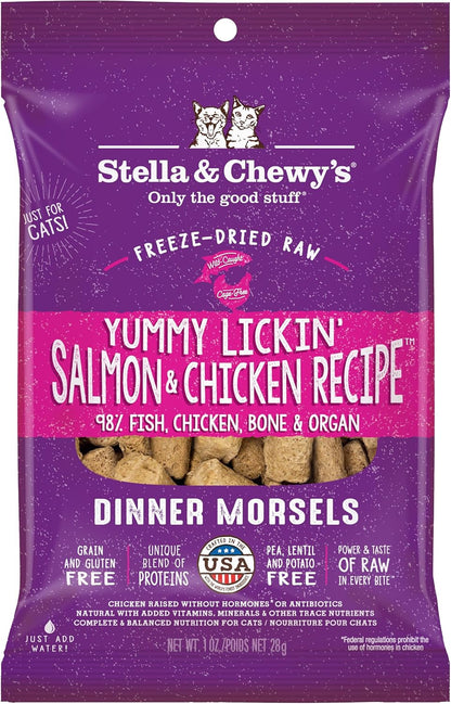 Stella & Chewy's Freeze-Dried Raw Cat Dinner Morsels - Premium Chicken Recipe with 98% Cage-Free Meat & Organs - Natural Grain-Free Cat & Kitten Food - Made in USA - 3.5 oz - Image 15