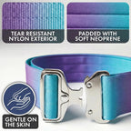 Spark Paws dog collar interior neoprene padding detail