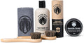 Rhino Wax Tack Care Leather Maintenance Kit front view showing complete cleaning system bundle.