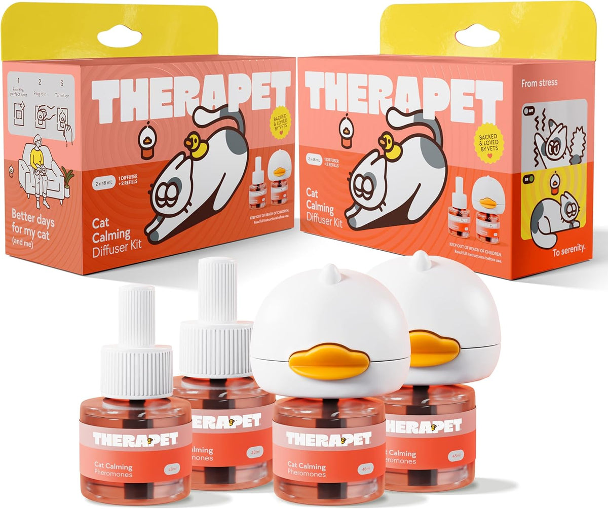 TherapetMD 60-Day Cat Calming Diffuser - Cat Pheromone Diffuser for Stress, Pee Spraying, Cat Fighting, Aggression, Excessive Meowing & Scratching - 60-Day Refill Included - Packaging May Vary - Image 10