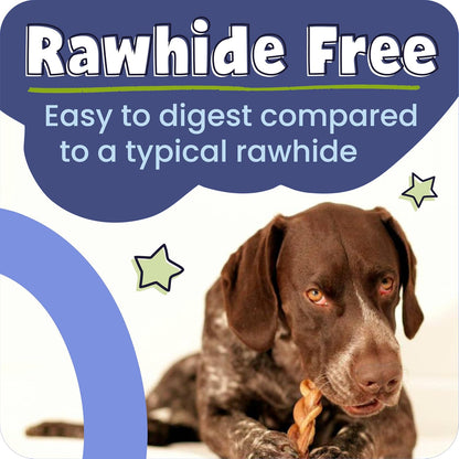 Pawstruck rawhide free dog treats for small dogs