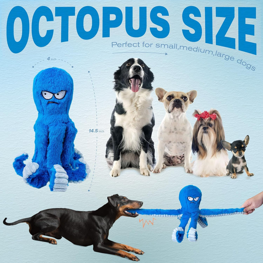 LEGEND SANDY heavy duty natural cotton pet toy being used for a family tug of war game