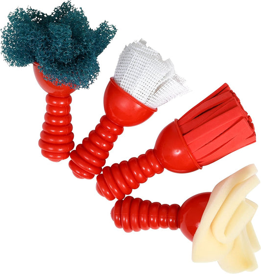READY 2 LEARN Textured Art Tools front view of four jumbo toddler paint brushes