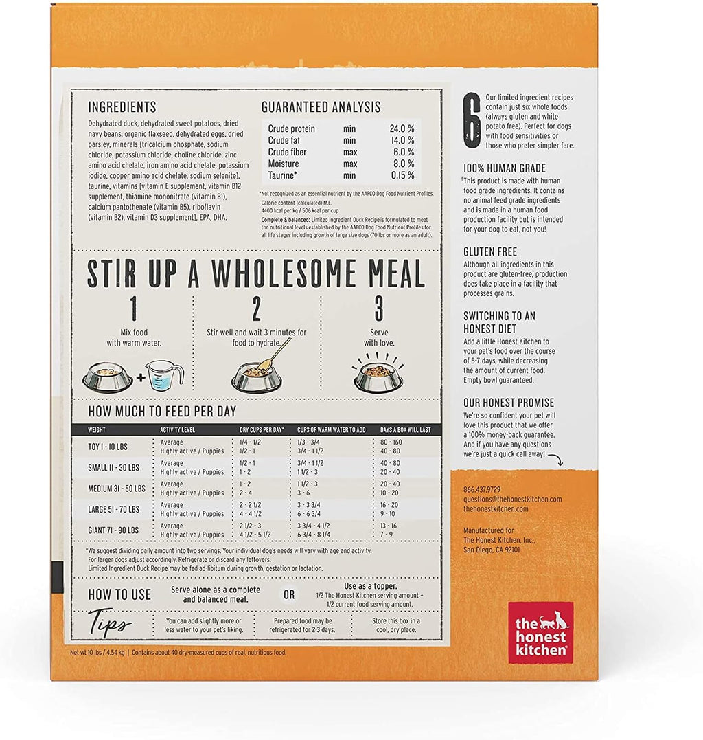 The Honest Kitchen dog food box with 100 count pet wipes