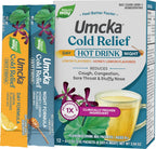 Nature's Way Umcka Cold Relief Hot Drink front packaging highlighting Pelargonium sidoides 1X.