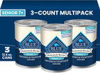 Premium imported USA dog food can showing glucosamine and chondroitin benefits for older dog joint health