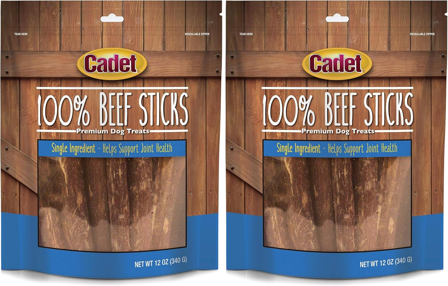 Cadet 100% Beef Strips Dog Treats, Single Ingredient Beef Esophagus Dog Jerky, Healthy High Protein Rawhide Alternative for Small & Large Dogs, 8 Ounce - Image 12