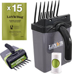 Neater Pet Brands Lift N' Bag 2.0 Dog Pooper Scooper with Bag Attachment & 22" Pole for Small to Large Dogs, New & Improved Design, 15 Refill Bags, Heavy Duty Dog Poop Scooper for Yard, One-Hand Use - Image 14