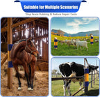 BAOXIALIKEMAO cattle rubbing brush set alongside the included eight installation screws and expansion tubes