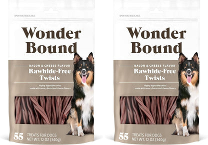 Wonder Bound dog treats packaging details and flavor profile