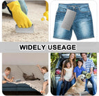 Hand holding pet hair removal pumice stone