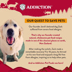 Authentic Addiction pet foods homestyle venison dinner imported to India