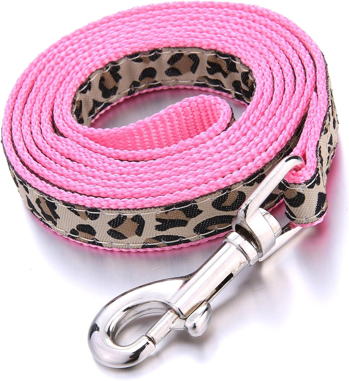 Side view of secure no pull dog harness and leash