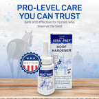 Livingston Tech Kera Prep professional horse hoof sealant preparation liquid