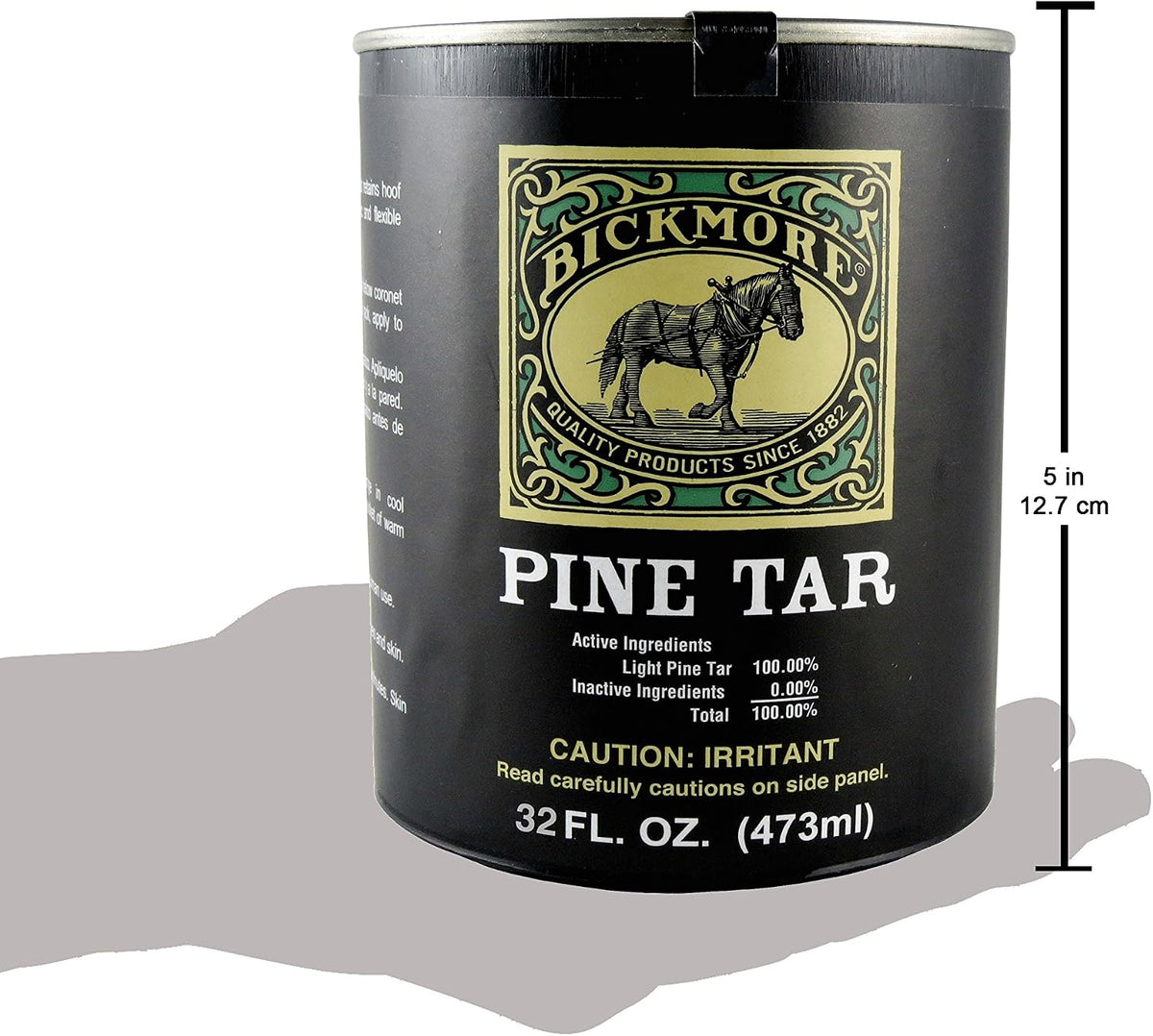 Bickmore 32 fluid ounce equine care product display