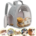 Bearded Dragon Travel Carrier,Lizards Carrier, Small Animal Travel Carrier for Sugar Glider Hedgehog Rat Parrot Bird Guinea Pig, Portable Guinea Pig Travel Bag for 2 - Image 11