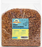 WormsFarm 10lb mealworms container size comparison