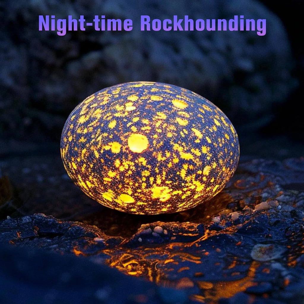 LUMENSHOOTER H1 blacklight head lamp being used for curing UV craft resin hands free.