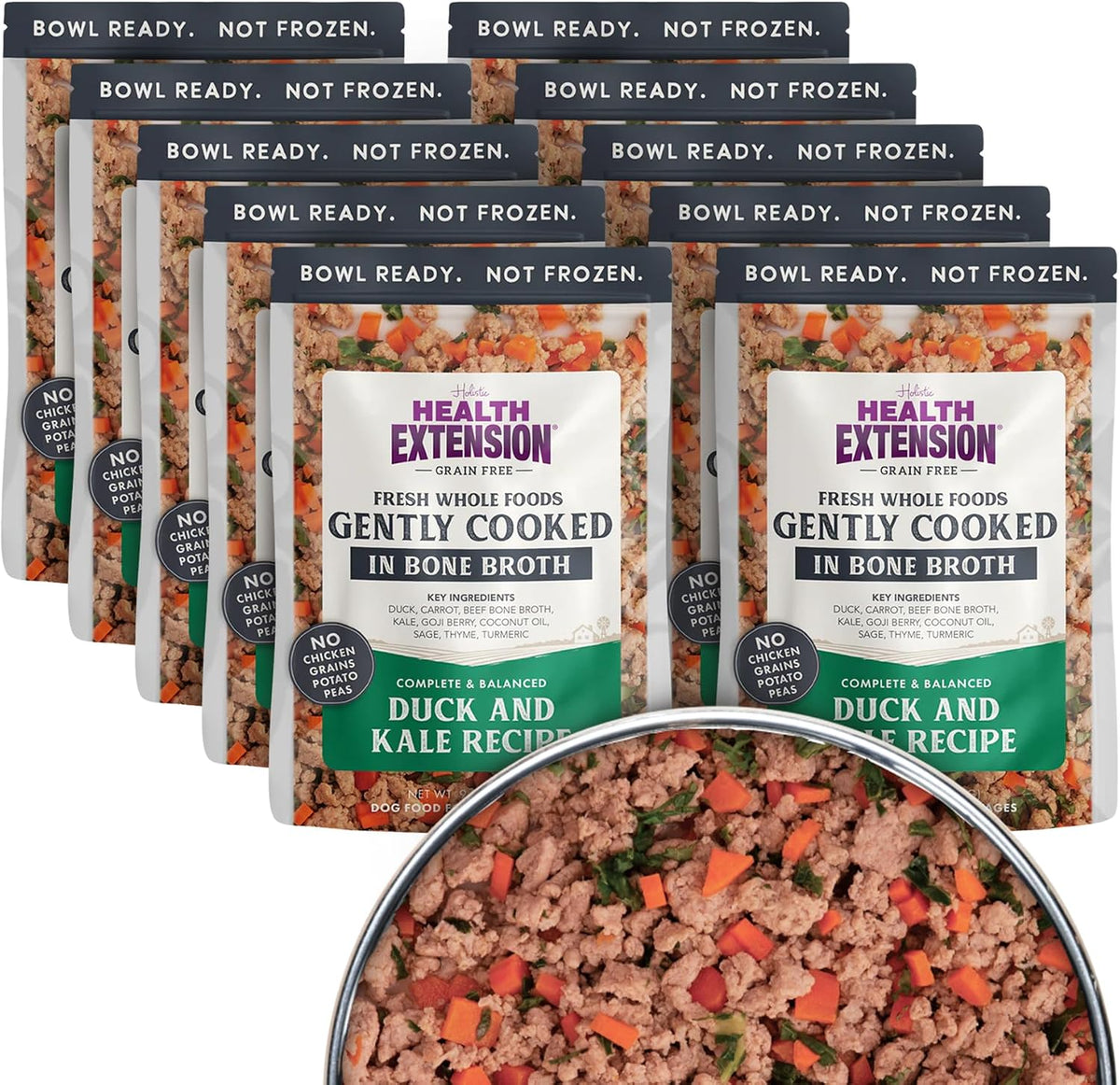 Health Extension Gently Cooked Chicken & Pumpkin Dog Food, Human-Grade & Shelf-Stable with Superfoods, Supports Digestion, Immunity, Skin & Coat, 9 oz Pouch (Pack of 10) - Image 13