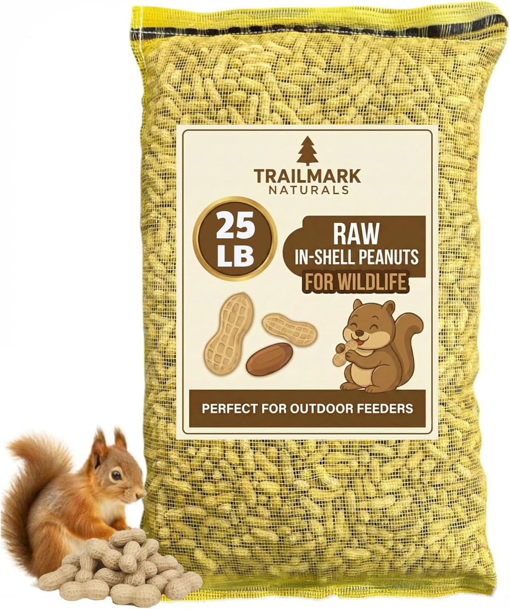 10 LB - Raw Shelled Peanuts For Squirrels, Out of Shell Peanuts For Birds and Wildlife- Squirrel Food, Wild Bird Seed -Grown in The USA - Image 15