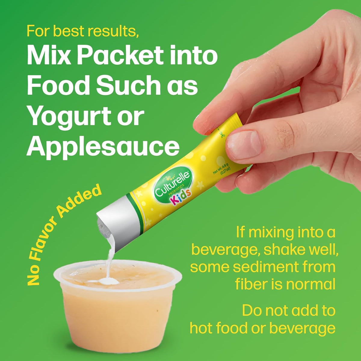 Culturelle kids digestive health supplement packaging angle view