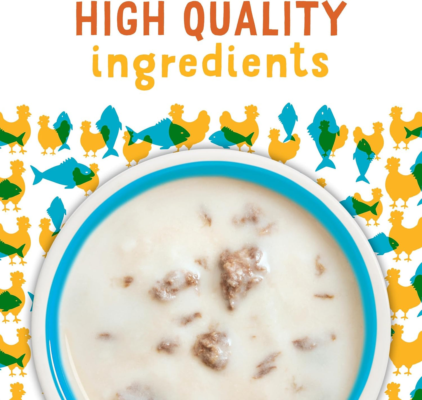 Purina Friskies Lil Soups imported USA packaging back