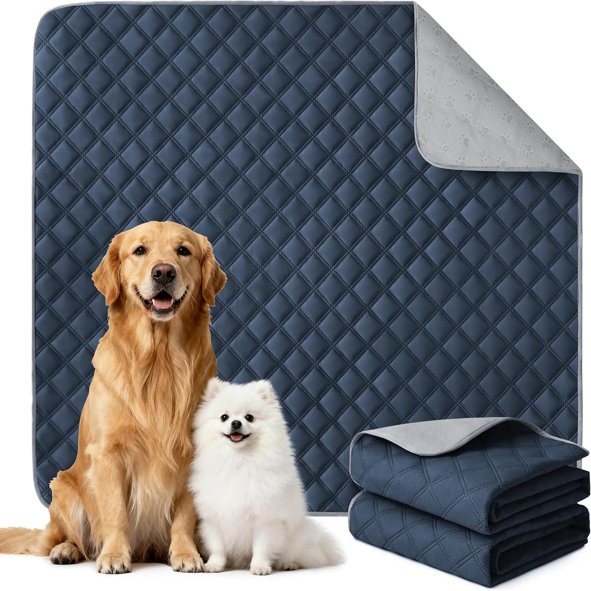 Eterish Reusable Washable Pee Pads for Dogs Large/Extra Large 36'' x 41'' 2 Pack, Absorbent Pet Puppy Dog Training Pads Non-Slip, Waterproof Whelping Potty Pads for Dogs Leak-Proof - Image 15