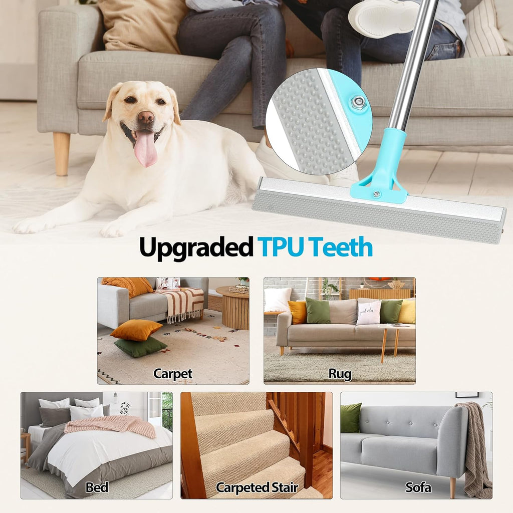 Thalomely TPU brush side for cleaning pet hair from upholstery