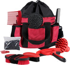 Complete Harrison Howard grooming set for horse maintenance