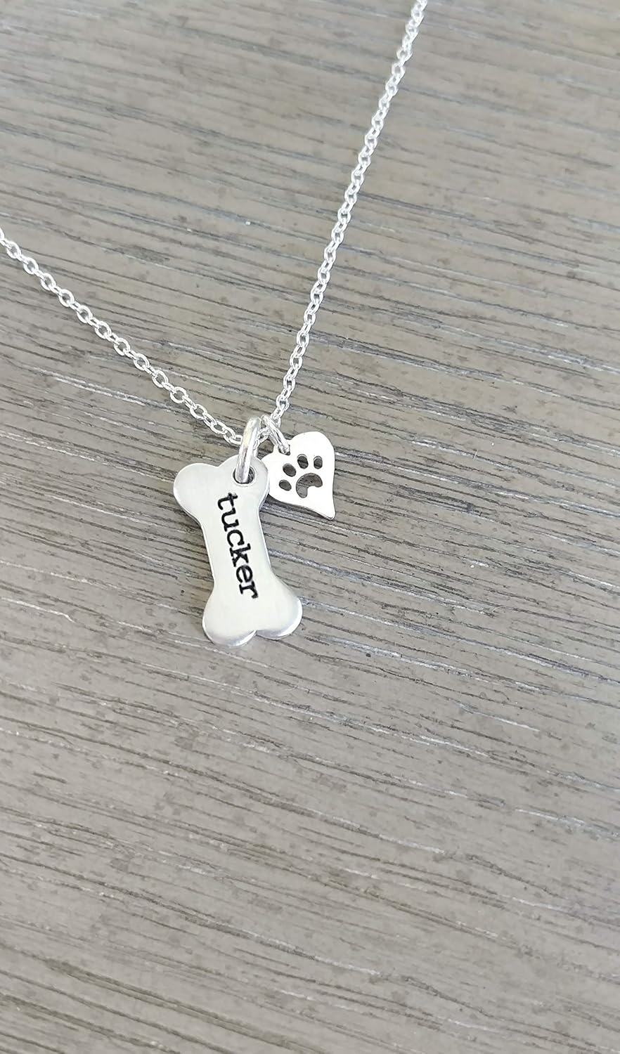Authentic USA imported Gracefully Made jewelry packaging with dog lover necklace