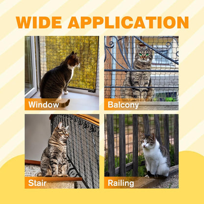 Detailed view of cat proof screen mesh texture