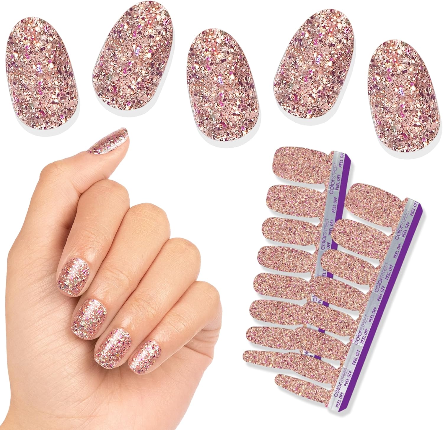Color Street Tokyo Lights Nail Strips - Image 1