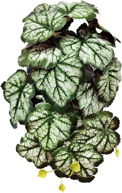Woyrise Reptile Plants, Terrarium Hanging Plant Vines, Artificial Leaves with Suction Cup, Bearded Dragon Tank Accessories for Gecko Lizard Snake Frog Tortoise Decorations - Codiaeum Variegatum - Image 13