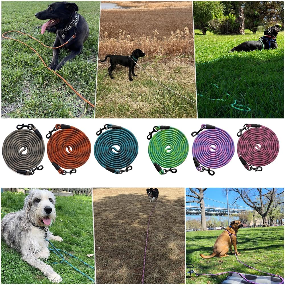 BTINESFUL camping and yard dog leash tangle free design detail