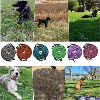 BTINESFUL camping and yard dog leash tangle free design detail