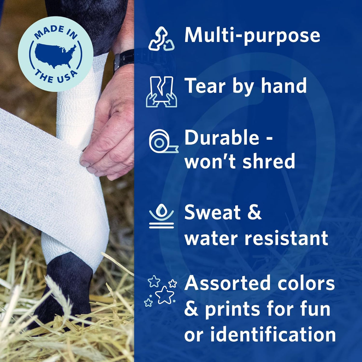 Ovik Health PowerFlex Equine bandage wrap for large animals