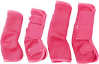 Horse Fly Boots Set of 4, Breathable Comfy Mesh Fly Boots for Horses, Non-Slip Horse Fly Leggings No More Stomping & Horsefly Nuisance Violet Full - Image 13