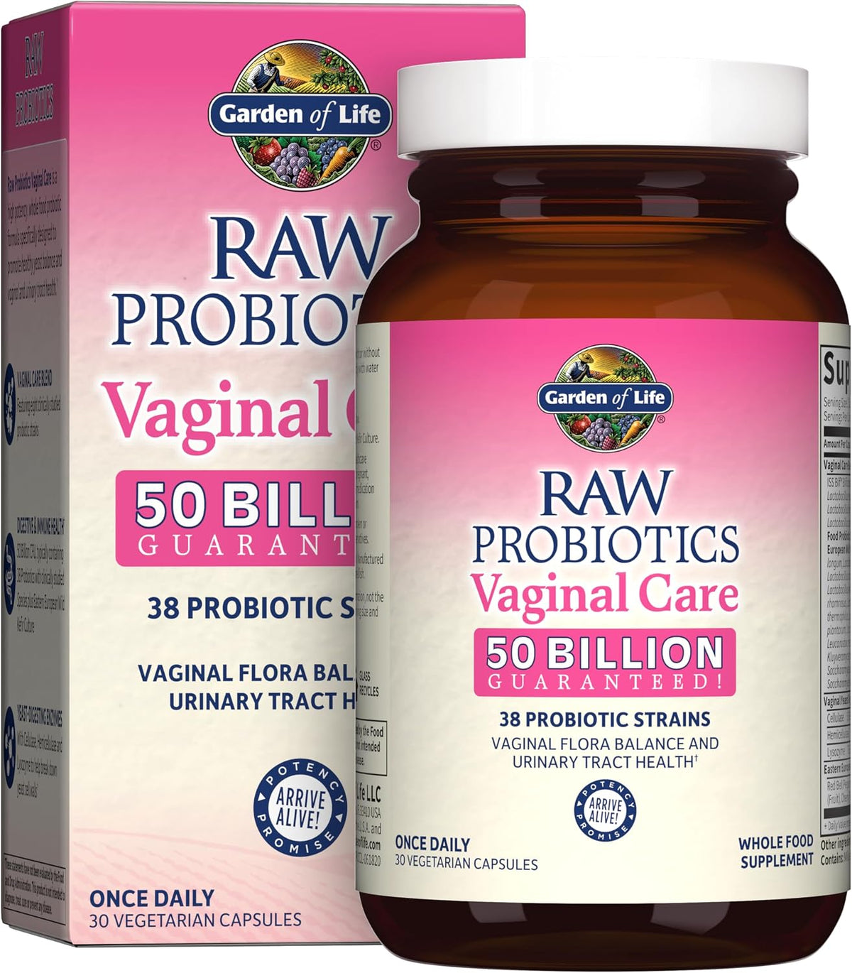 Garden of Life Raw Probiotics Vaginal Care, 50 Billion CFU, Shelf Stable - Image 9