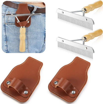 Professional livestock show grooming supplies arrangement