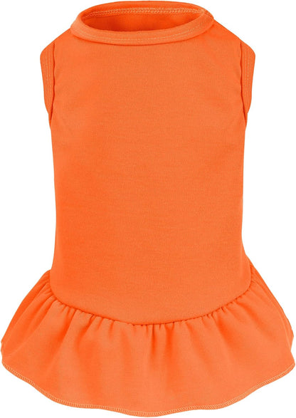 Choyaxo imported pet frock illustrating the vibrant green shade and premium fabric texture