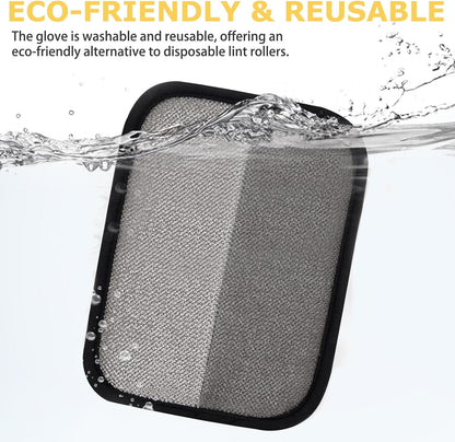 Ergonomic fit of Katozoo pet hair removal glove on hand