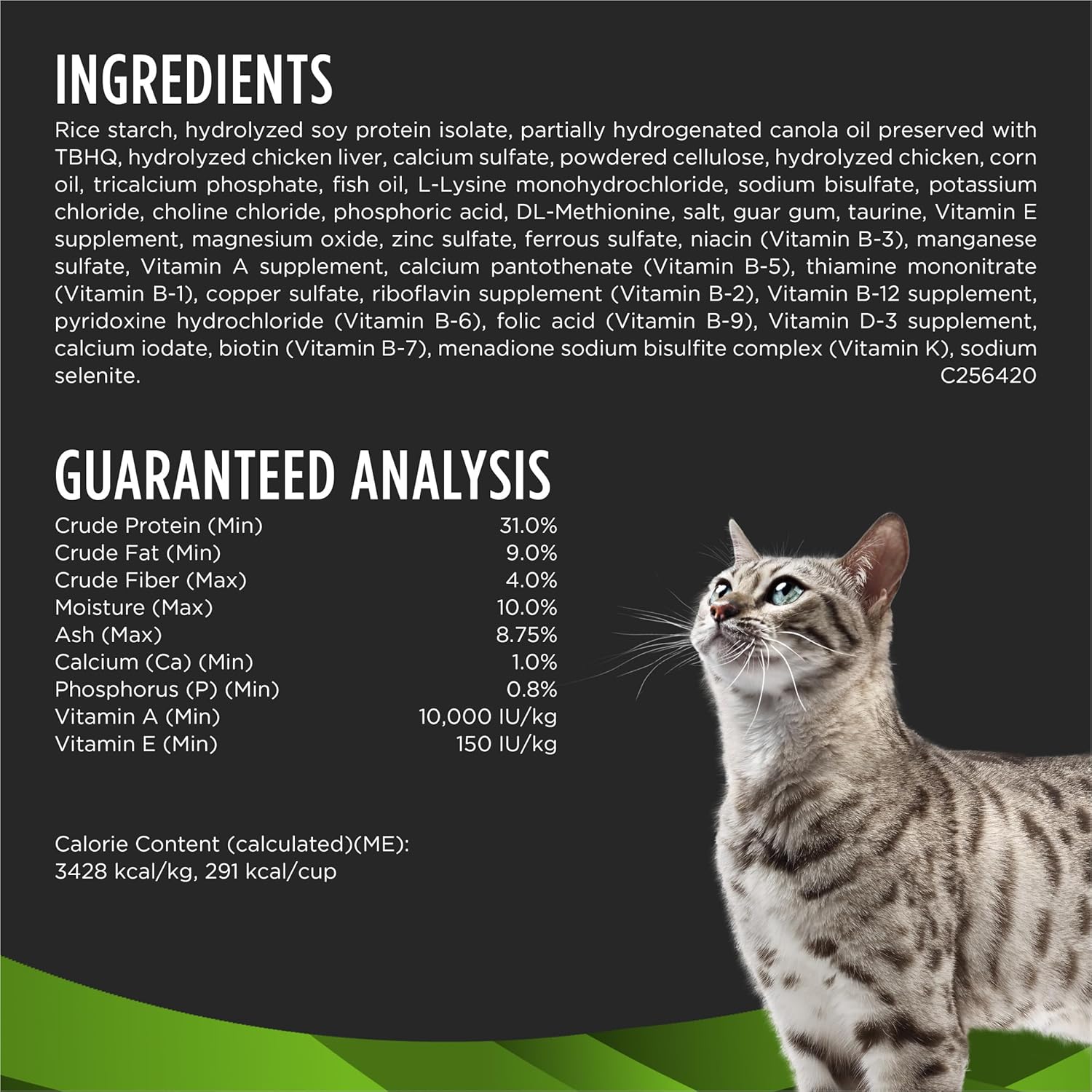 Authentic USA imported Purina Pro Plan sensitive stomach cat food bag