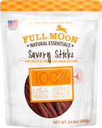 Full Moon All Natural Human Grade Dog Treats, Essential Beef Savory Sticks, 14 Ounce - Image 12