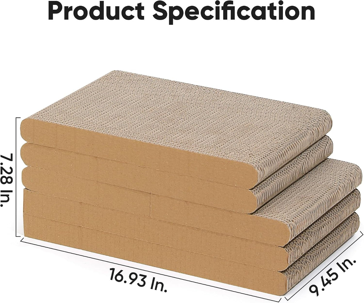 High density corrugated cardboard scratcher texture