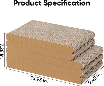 High density corrugated cardboard scratcher texture