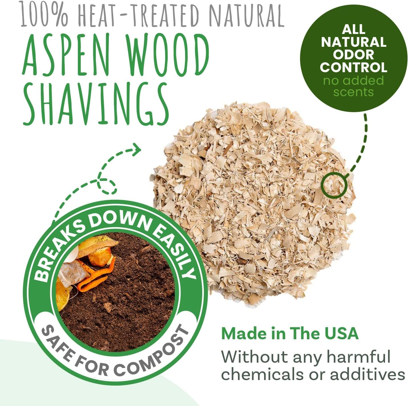 Small Pet Select natural animal bedding packaging details