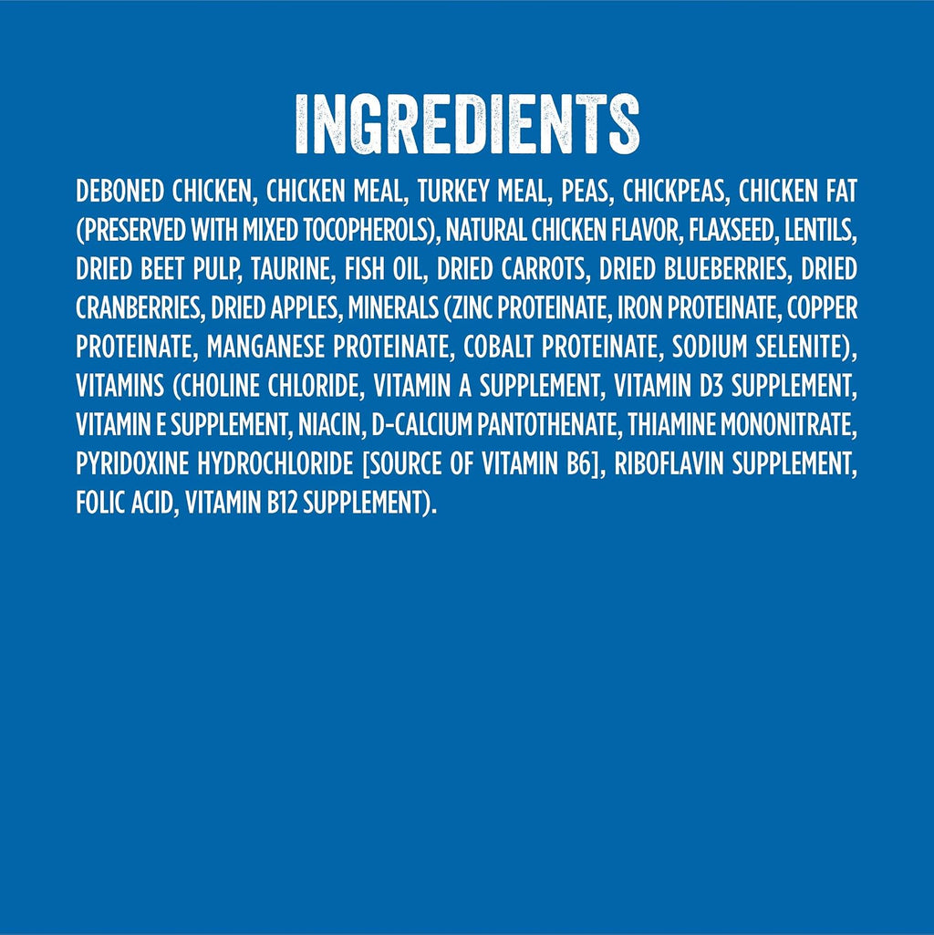 Evolve grain free cat food bag with natural ingredient graphics