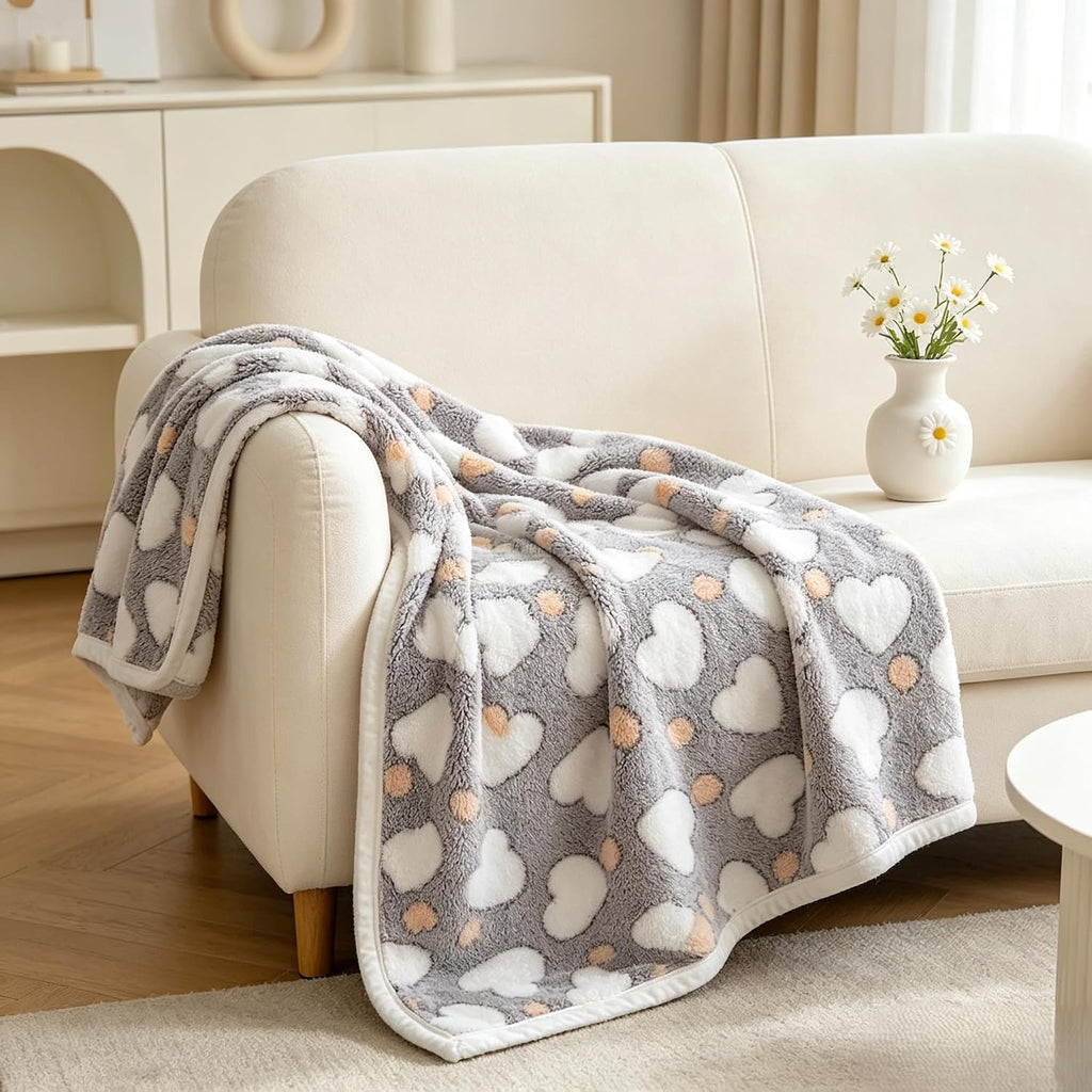 1 Pack Flannel Pet Blanket - Machine Washable, All-Season Warmth, Pet Bed Mat, Suitable for Small to Large Cats and Dogs - Blue, 20 * 30Inch - Image 13
